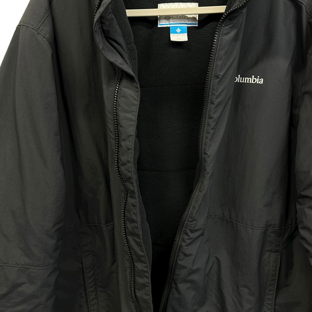Columbia Northern Bound Jacket Womens 2XL Black Fleece Lined Nylon Full Zip - Picture 3 of 8